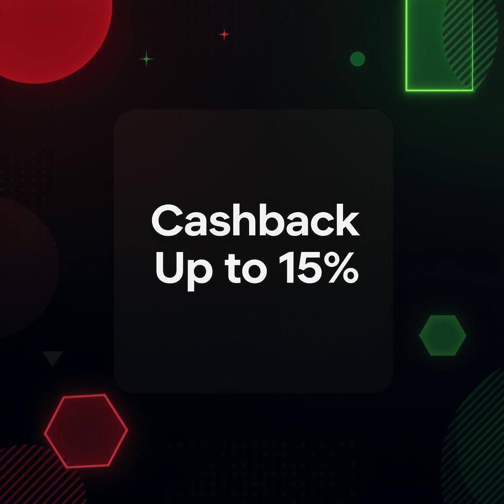 Cashback Up to 15%